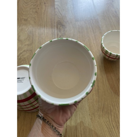 Colorful Plaid Housewares‎ International Bowl Set Serveware Multi Color - Picture 5 of 14